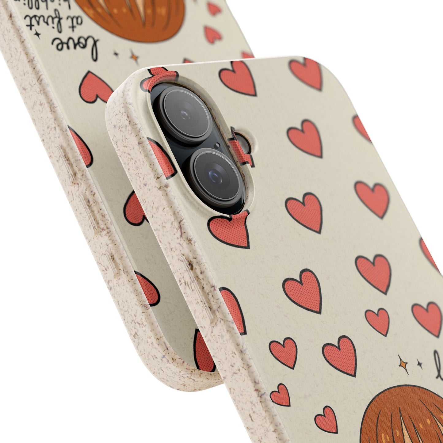 Anime Heartphone Biodegradable Phone Case — “Love at First Kickflip”