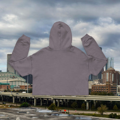 Crop Top Hoodie — OG Logo w/ Hearts