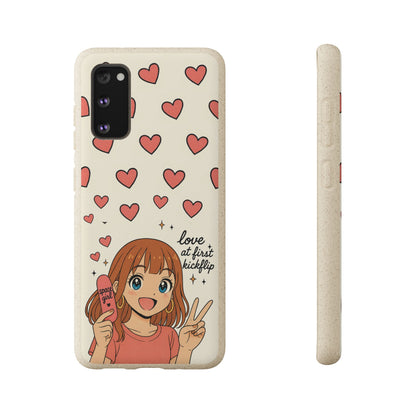 Anime Heartphone Biodegradable Phone Case — “Love at First Kickflip”