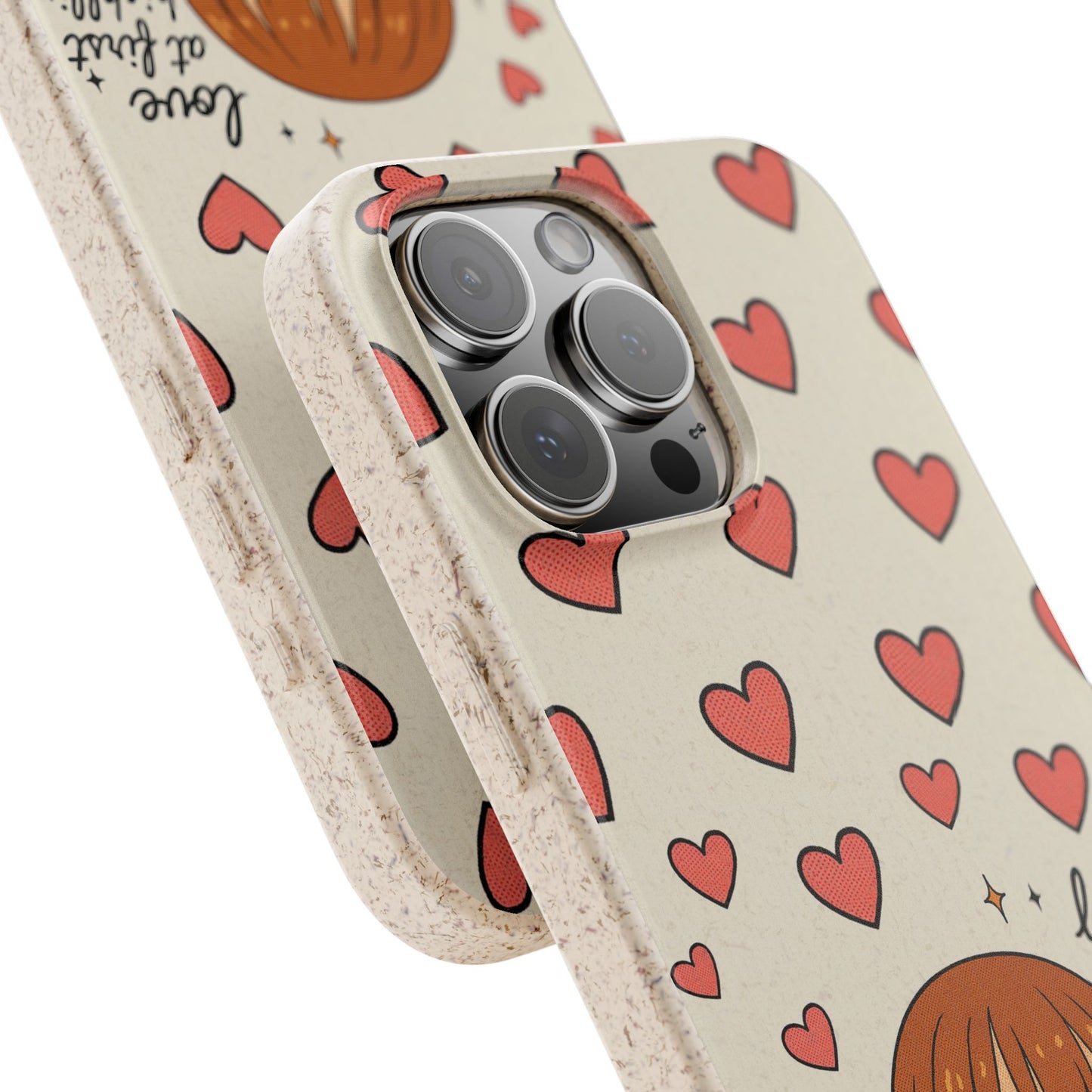 Anime Heartphone Biodegradable Phone Case — “Love at First Kickflip”