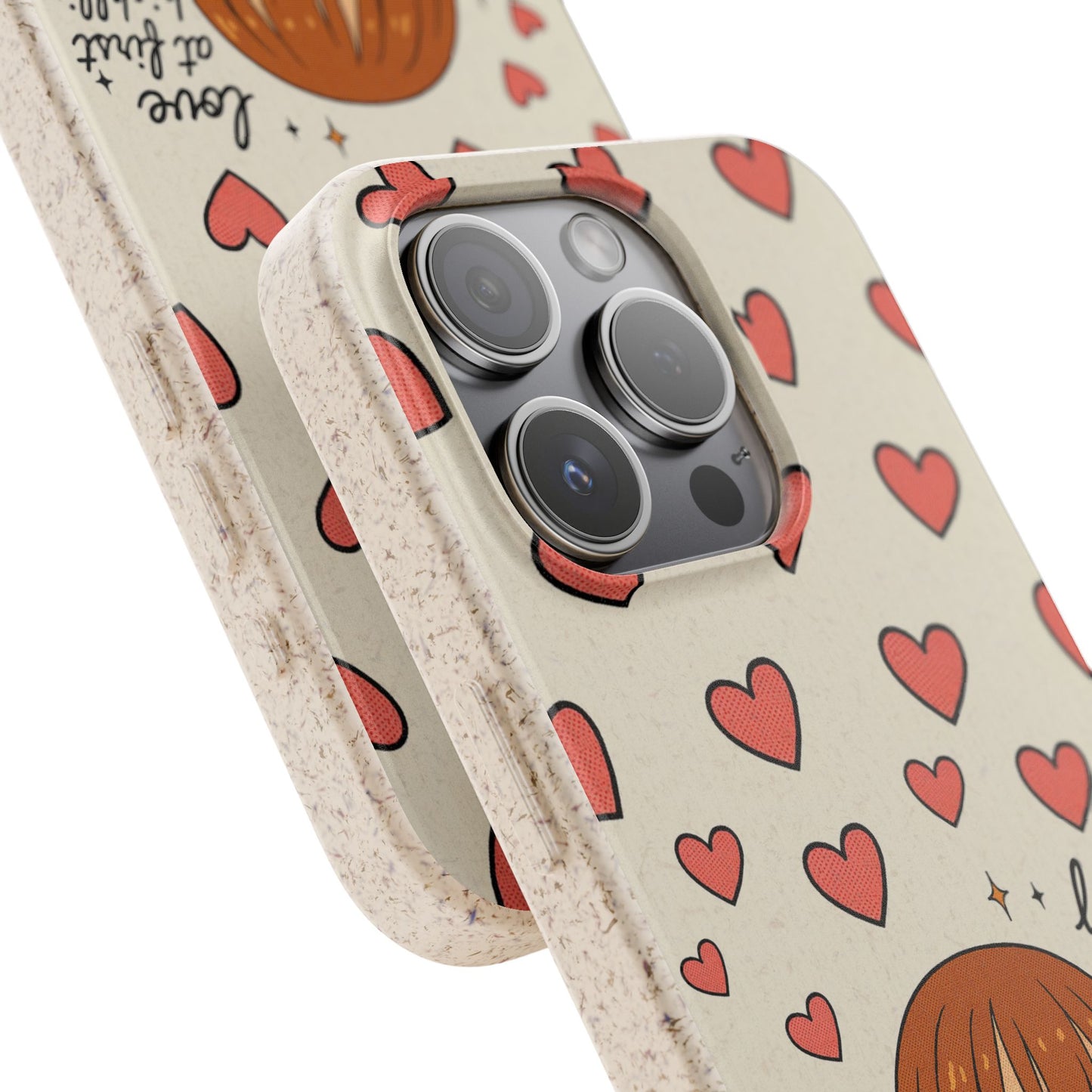 Anime Heartphone Biodegradable Phone Case — “Love at First Kickflip”