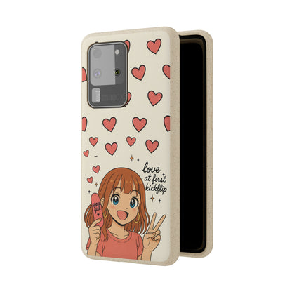 Anime Heartphone Biodegradable Phone Case — “Love at First Kickflip”