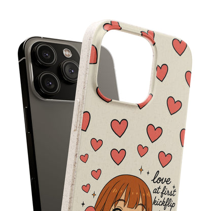 Anime Heartphone Biodegradable Phone Case — “Love at First Kickflip”