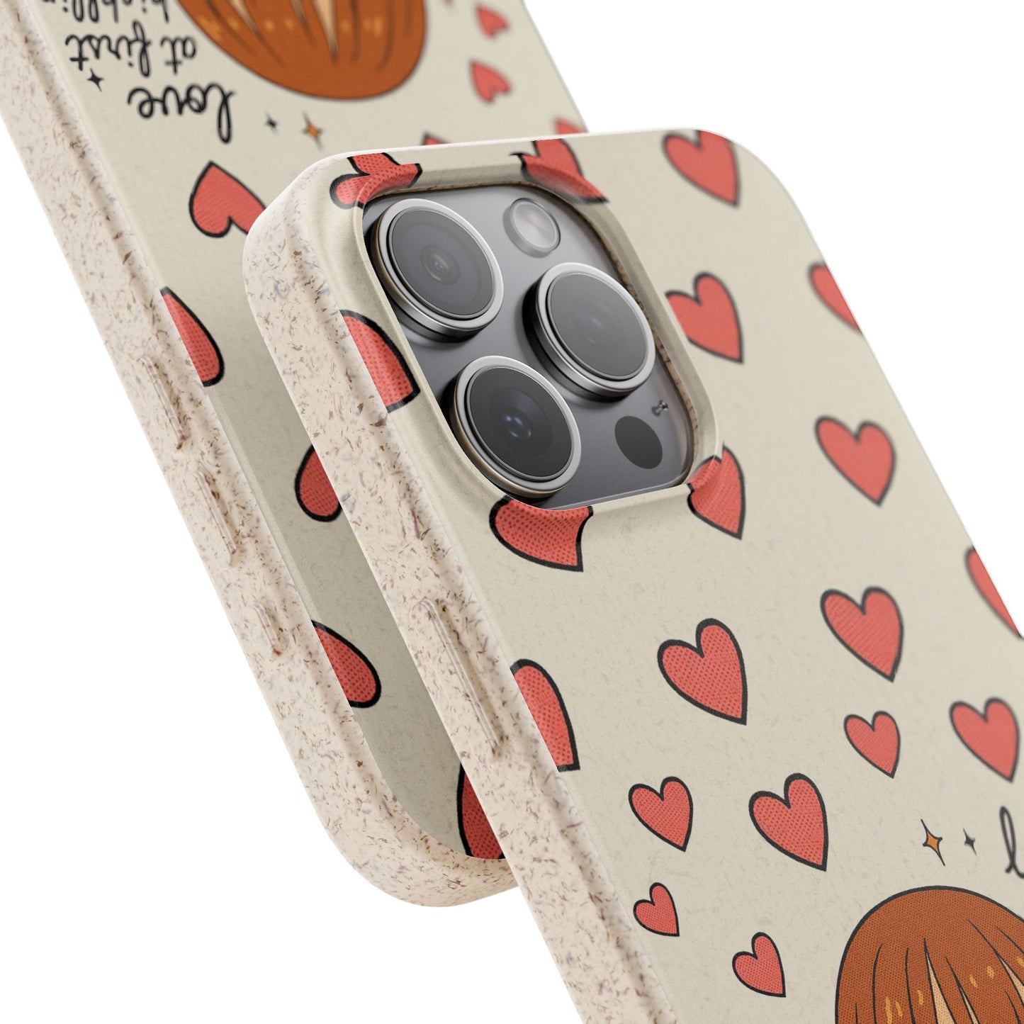 Anime Heartphone Biodegradable Phone Case — “Love at First Kickflip”