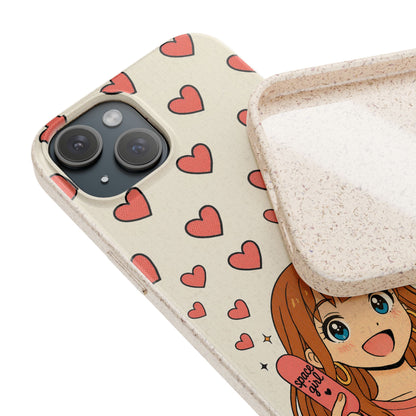 Anime Heartphone Biodegradable Phone Case — “Love at First Kickflip”