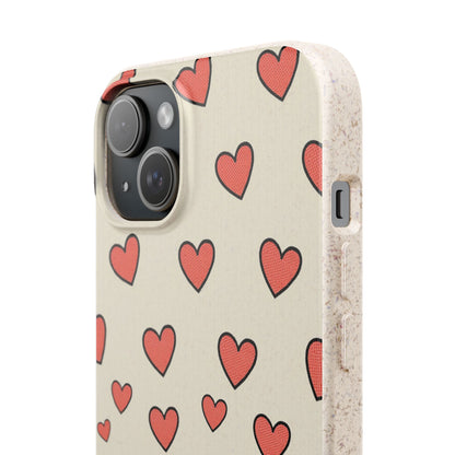 Anime Heartphone Biodegradable Phone Case — “Love at First Kickflip”