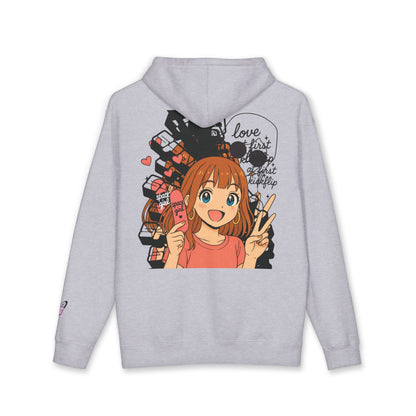 Time Warped Heavy Weight Hoodie - "Love at first kickflip"