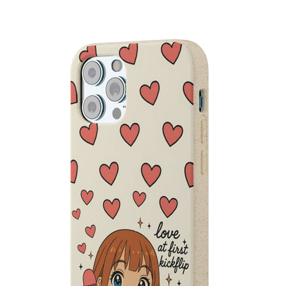 Anime Heartphone Biodegradable Phone Case — “Love at First Kickflip”