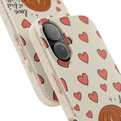 Anime Heartphone Biodegradable Phone Case — “Love at First Kickflip”