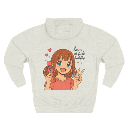 "Love at First Kickflip" —Unisex OG Front Logo Hit Graphic Hoodie