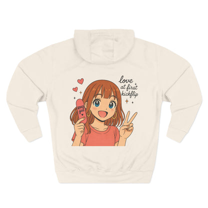 "Love at First Kickflip" —Unisex OG Front Logo Hit Graphic Hoodie