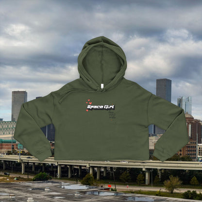 Crop Top Hoodie — OG Logo w/ Hearts