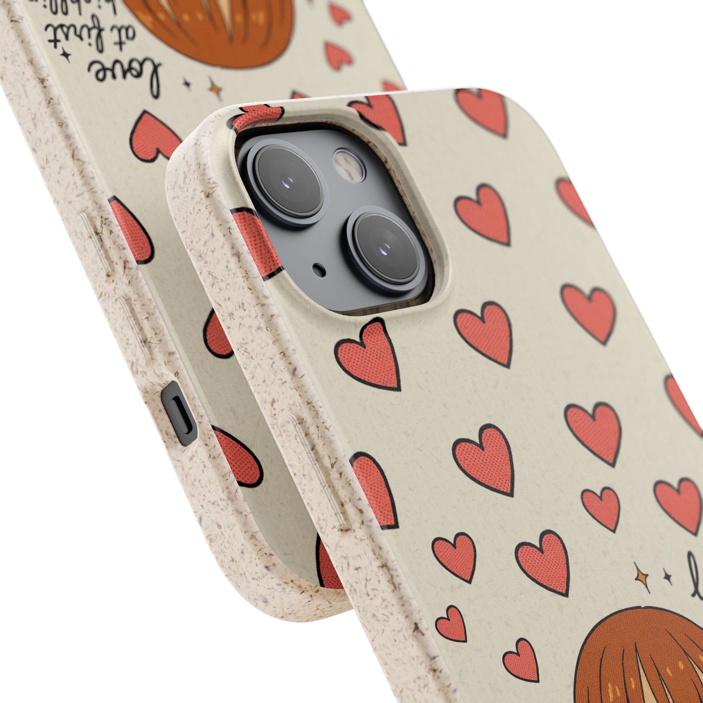 Anime Heartphone Biodegradable Phone Case — “Love at First Kickflip”