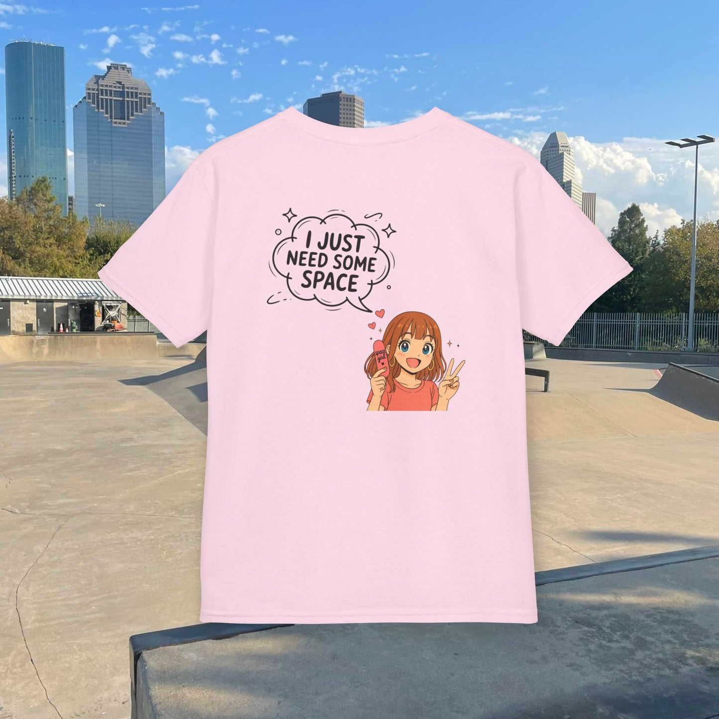 Space Gal Anime Tee — Youth Graphic T-Shirt