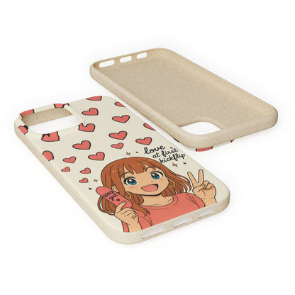 Anime Heartphone Biodegradable Phone Case — “Love at First Kickflip”