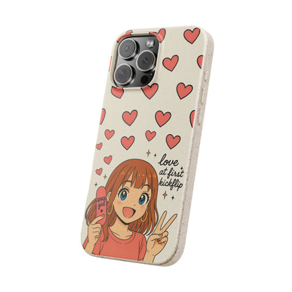 Anime Heartphone Biodegradable Phone Case — “Love at First Kickflip”
