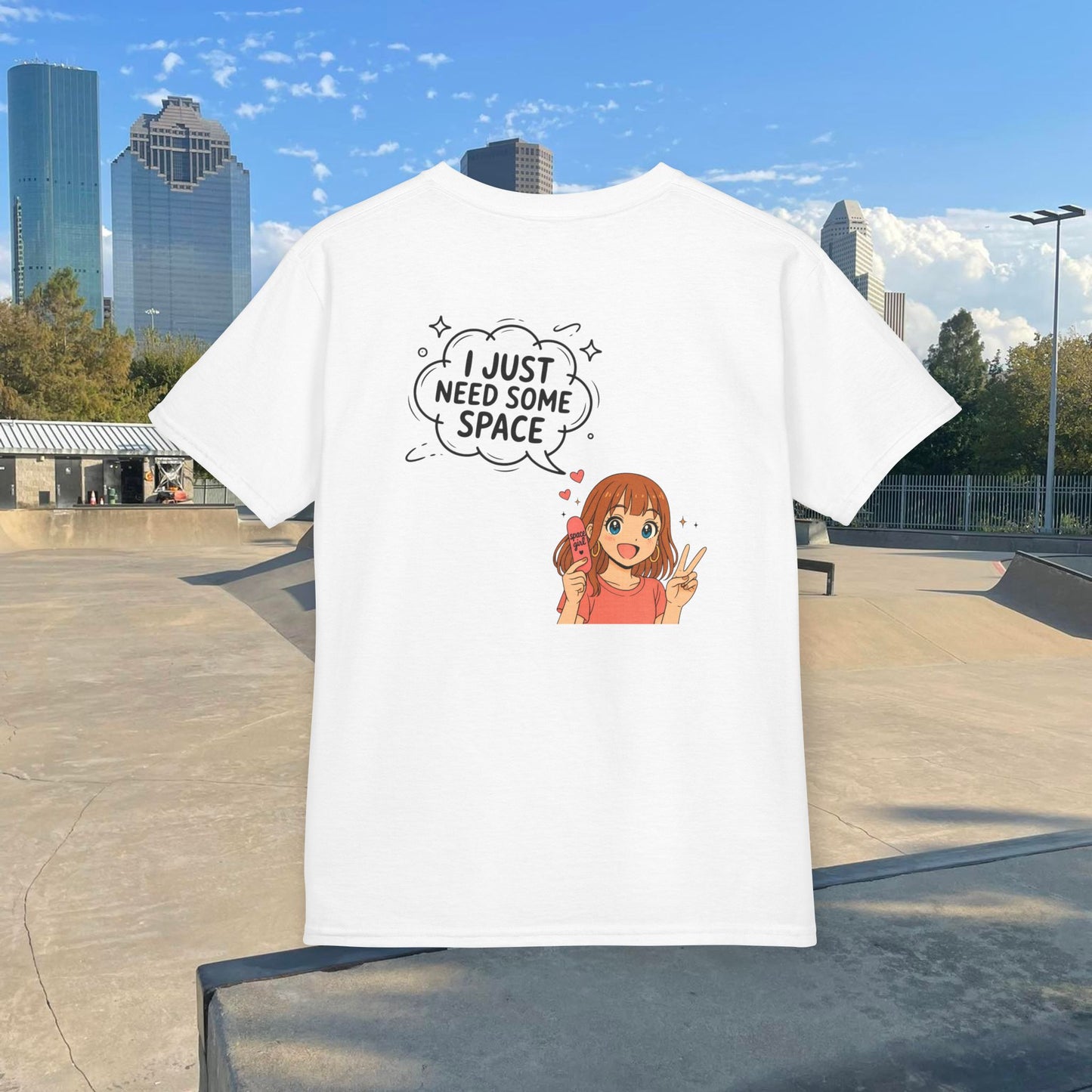 Space Gal Anime Tee — Youth Graphic T-Shirt