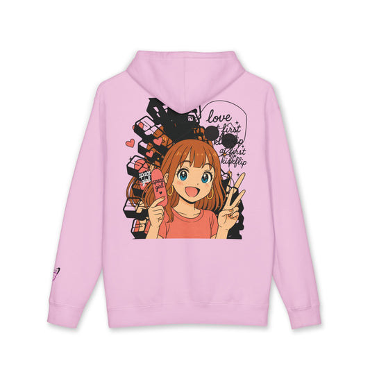 Time Warped Heavy Weight Hoodie - "Love at first kickflip"