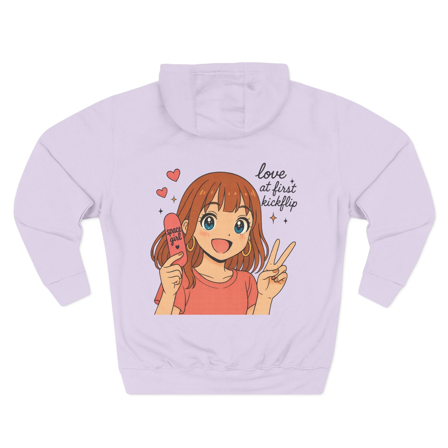 "Love at First Kickflip" —Unisex OG Front Logo Hit Graphic Hoodie