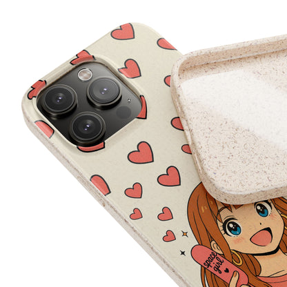 Anime Heartphone Biodegradable Phone Case — “Love at First Kickflip”