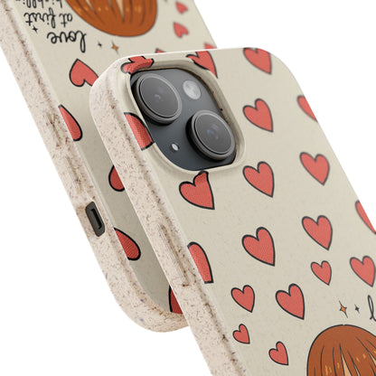 Anime Heartphone Biodegradable Phone Case — “Love at First Kickflip”
