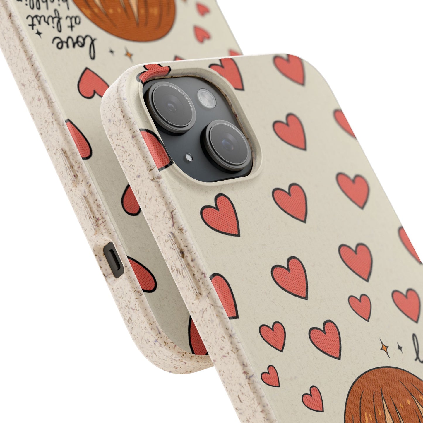 Anime Heartphone Biodegradable Phone Case — “Love at First Kickflip”